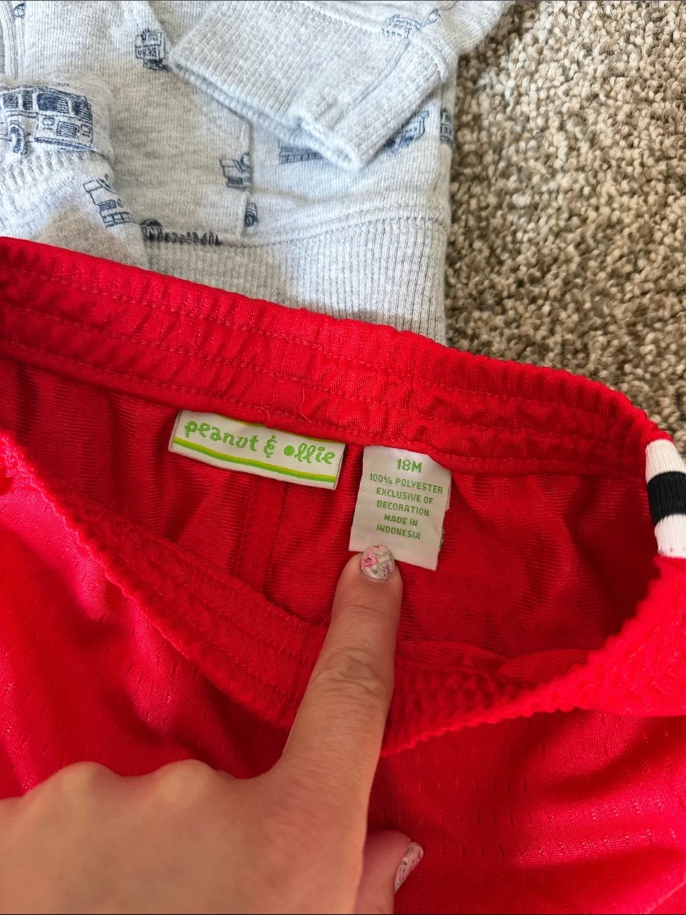 Nike, Peanut & Ollie, and Carter Outfit Sets
